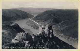 Bild einer Postkarte aus Aggstein