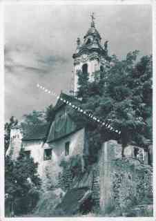 Bild einer Postkarte aus Dürnstein