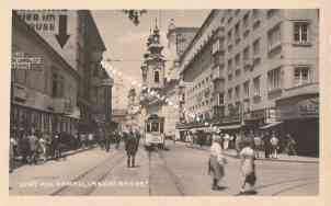 Bild einer Postkarte aus Linz