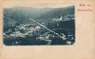 Bild einer Postkarte aus Obermeisling