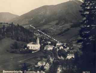 Bild einer Postkarte aus Opponitz