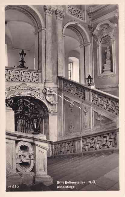 Bild einer Postkarte aus Seitenstetten